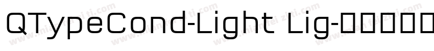 QTypeCond-Light Lig字体转换